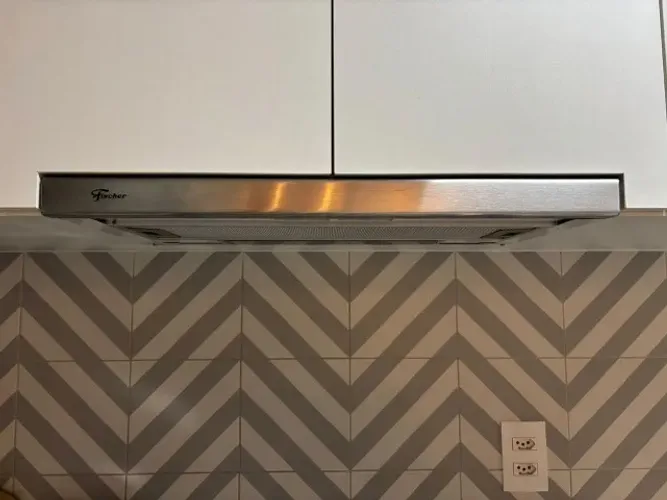Depurador ou Exaustor de Embutir Fischer Slim 60 cm Frontal Inox