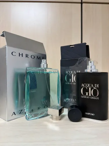 Azzaro Chrome EDT 200ml e Armani Profumo 125ml