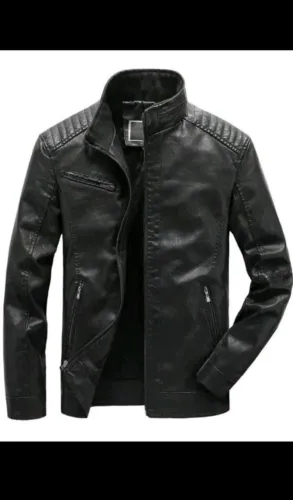 Jaqueta de couro masculino