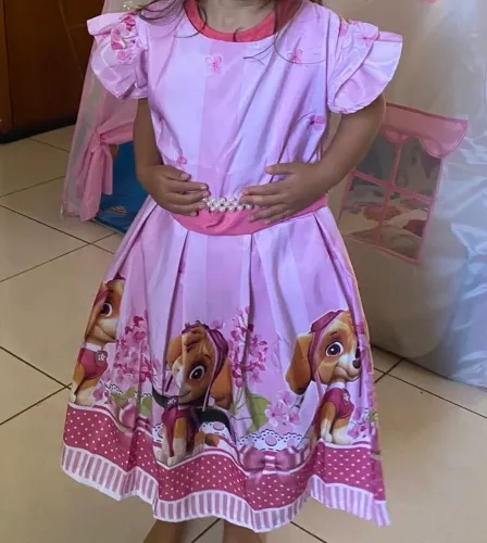 Vendo vestido SKY patrulha canina 