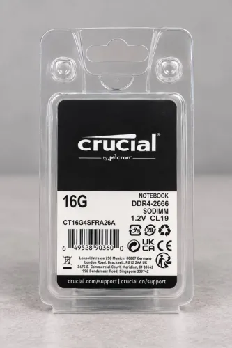 Memoria ram 16gb 2666mhz crucial