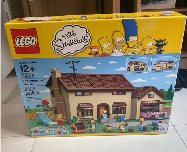 Lego casa dos Simpsons lacrado 