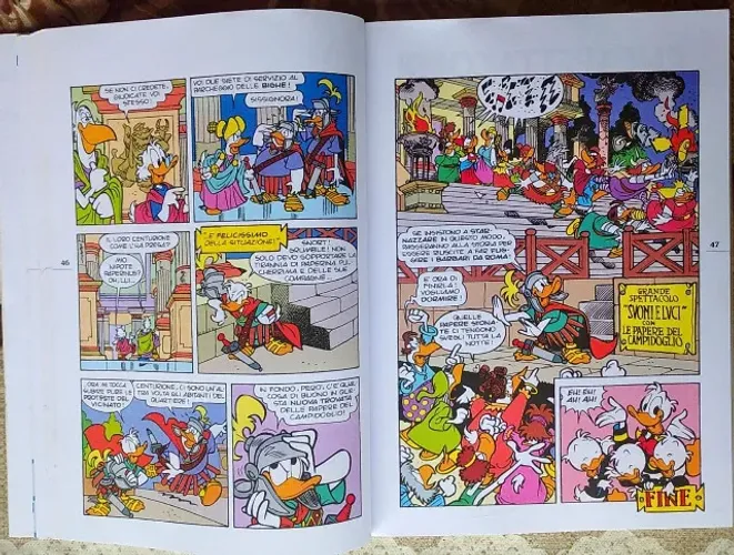 COLEÇÃO de quadrinhos do Mikey Mouse e Pato Donald "LA STORIA UNIVERSALE" em italiano