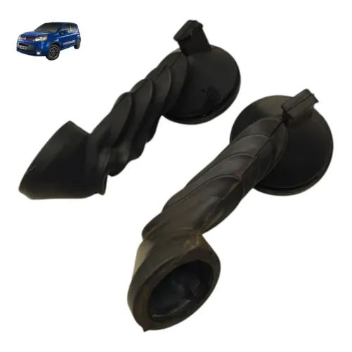 Par Coifa Chicote Porta Dianteira Fiat Uno Sporting 2011 12 Preto