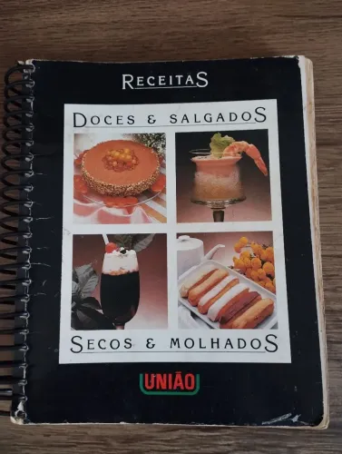 Livro de receitas união. Anos 90