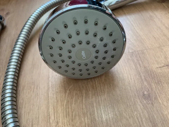 Ducha Celite Smart Cromada com Desviador e Botão ON/OFF - Completa