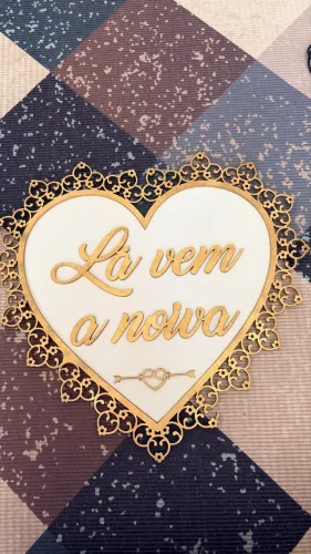 Placa : Lá vem a noiva 