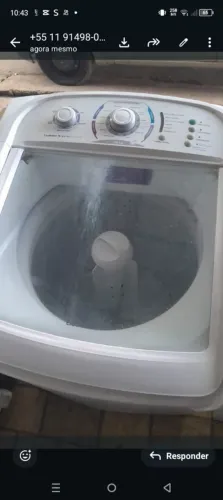 Vendo esta maquina Electrolux 15 kg funcionando perfeitamente faço entrega
