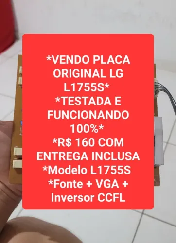 Placa mãe de monitor L1755S