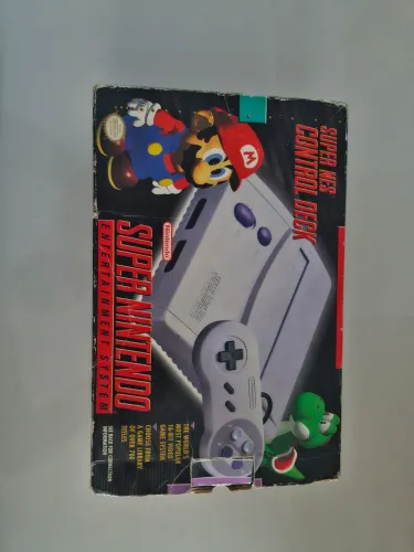 Super nintendo na caixa original 