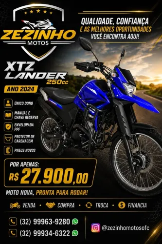 Yamaha Lander 250cc 2024 - único dono