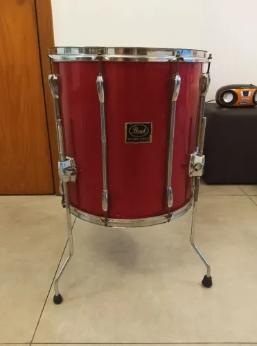 ## Surdo de bateria Pearl Export 16, anos 90, 8 afinações, totalmente funcional, raridade!