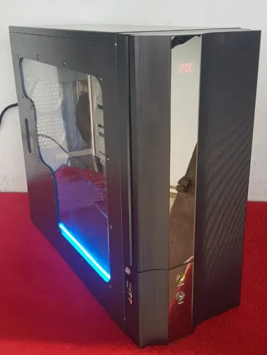 Gabinete Gamer Antigo X-21 (Raro) + Placa Mãe Asus, Q8200, 2GB DDR2, Fonte Corsair