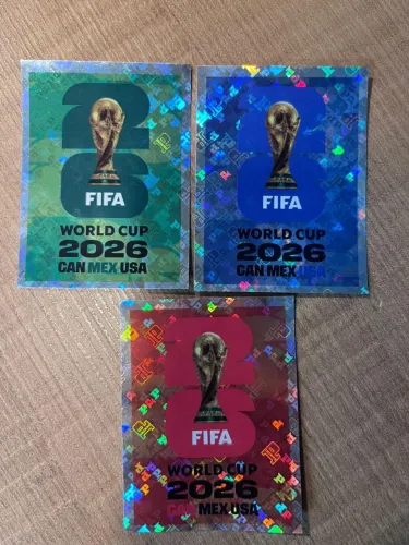 Figurinhas avulsas Copa 2026 brilhante Taça