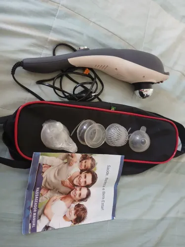 Massageador elétrico manual com infravermelho