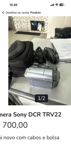 Câmera Sony DCR TRV22