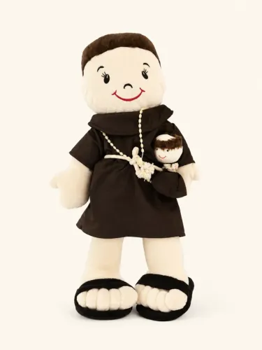 Boneco Santo Antônio em Pelúcia