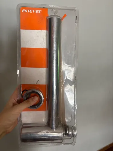 Sifão Copo Esteves para Lavatório Aço Inox Novo