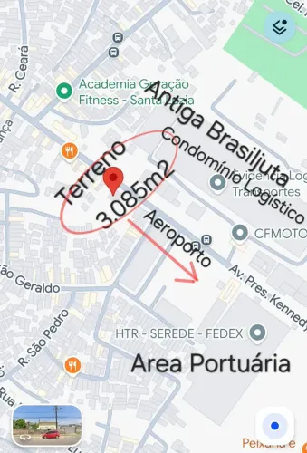 Terreno com Projeto de Posto de Combustíveis, 3.085m2 na Av Pres. Kennedy. C.O.Machado