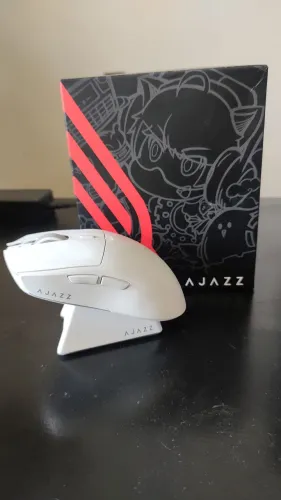 Mouse gamer sem fio top com dock de carregamento com garantia