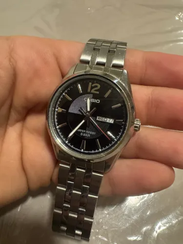 Relógio original Casio Dress Prata
