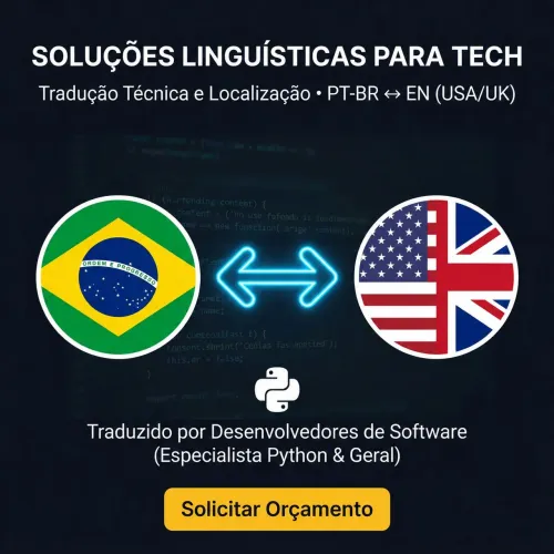 Tradução Técnica e Localização de Software: PT-BR ? EN (USA/UK)