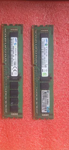 Duas Memórias 8GB DDR3 ECC REG Samsung (Modelos Diferentes)