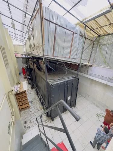 Galpão com câmara frigorífica de 40 Ton leia
