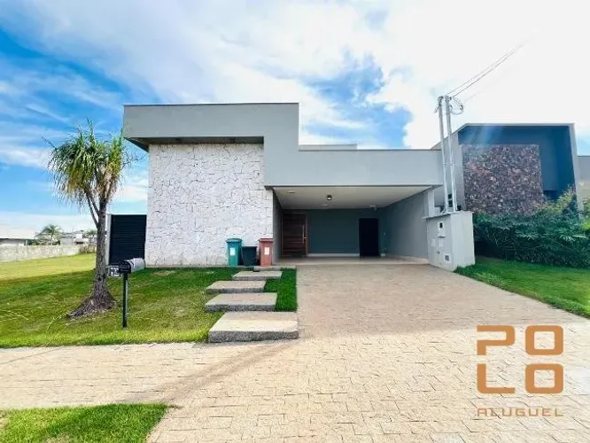 Casa para alugar no Condomínio Residencial Jardins Bolonha, em Senador Canedo - GO.