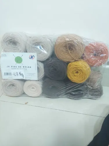 Fios de malha 4,9kg - JV Fios de malha - Pacote da felicidade