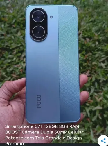 Vendo celular xiaomi poco C 71 GB 128
