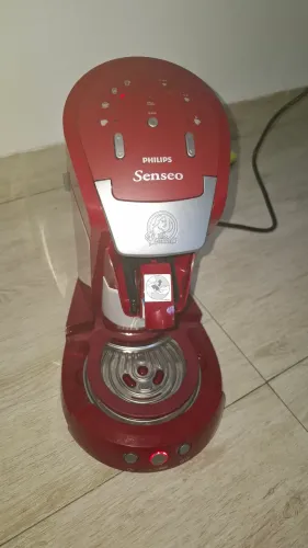 Cafeteira Philips Senseo Latte Duo Vermelha - Faz Cappuccino e Latte