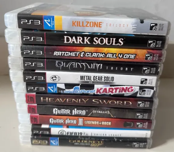 Lote de jogos de PS3 - Reservado