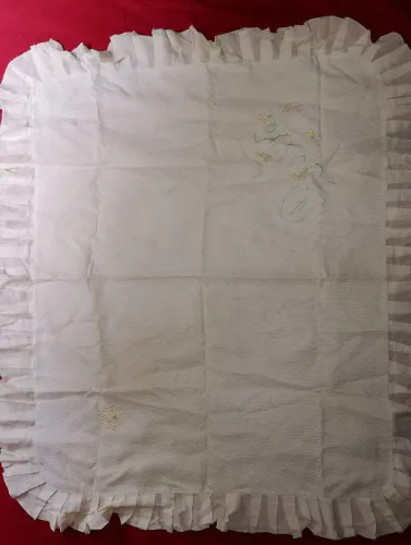 Manta para bebê verde