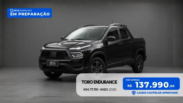 Fiat Toro Endurance 1.3 T270 4X2 Flex AUT 2026