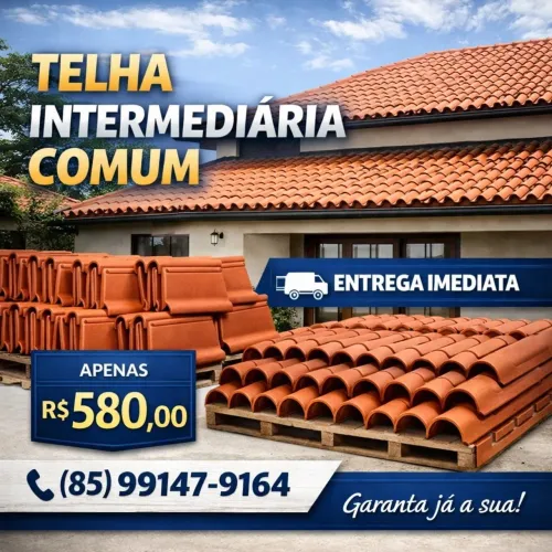 Telha intermediária comum