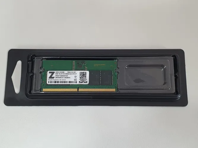 Memória RAM Notebook 8GB DDR5 5600MHz Zilia (Lenovo) - Praticamente Nova!