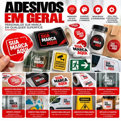 Adesivos em geral
