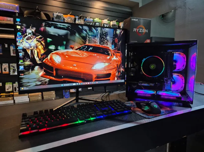 Pc Gamer Ryzen 5 Completo Novo