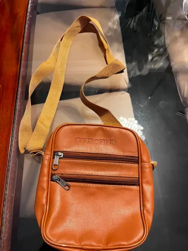 bolsa couro fino