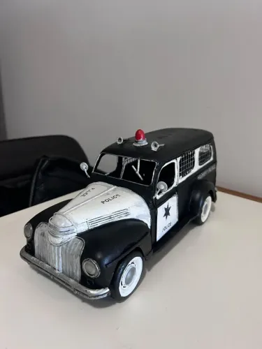 Carro carrinho polícia vintage