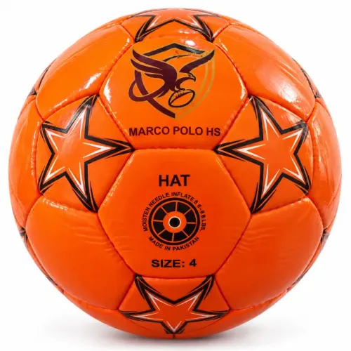 BOLA DE FUTEBOL MARCO POLO HS HAT ACADEMY - TAMANHO 4 - LARANJA