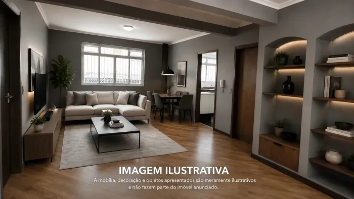 Conceito Imóveis Vende Apartamento Semi Mobiliado - Centro.