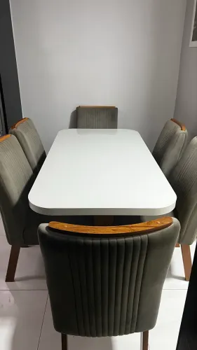 Mesa 6 cadeiras MDF