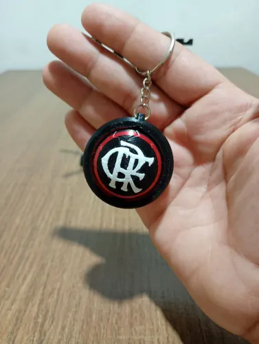 Chaveiro Giratório do Flamengo 100% Satisfatório 