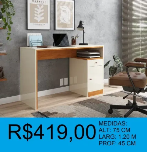 Escrivaninha lançamento de otima qualidade - a pronta entrega 