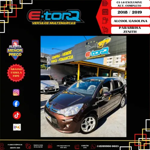 Citroen C3 Excl. 1.6 VTI Flex Start 16V 5P Aut. 2019