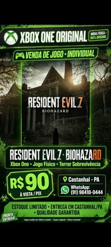 Jogo XBOX ONE Resident Evil 7 Biohazard