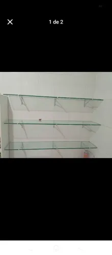 Prateleiras de Blindex