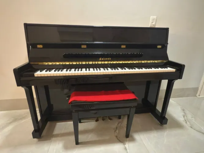 Raro Piano Vertical Falcone FV-09 Ebony Polish